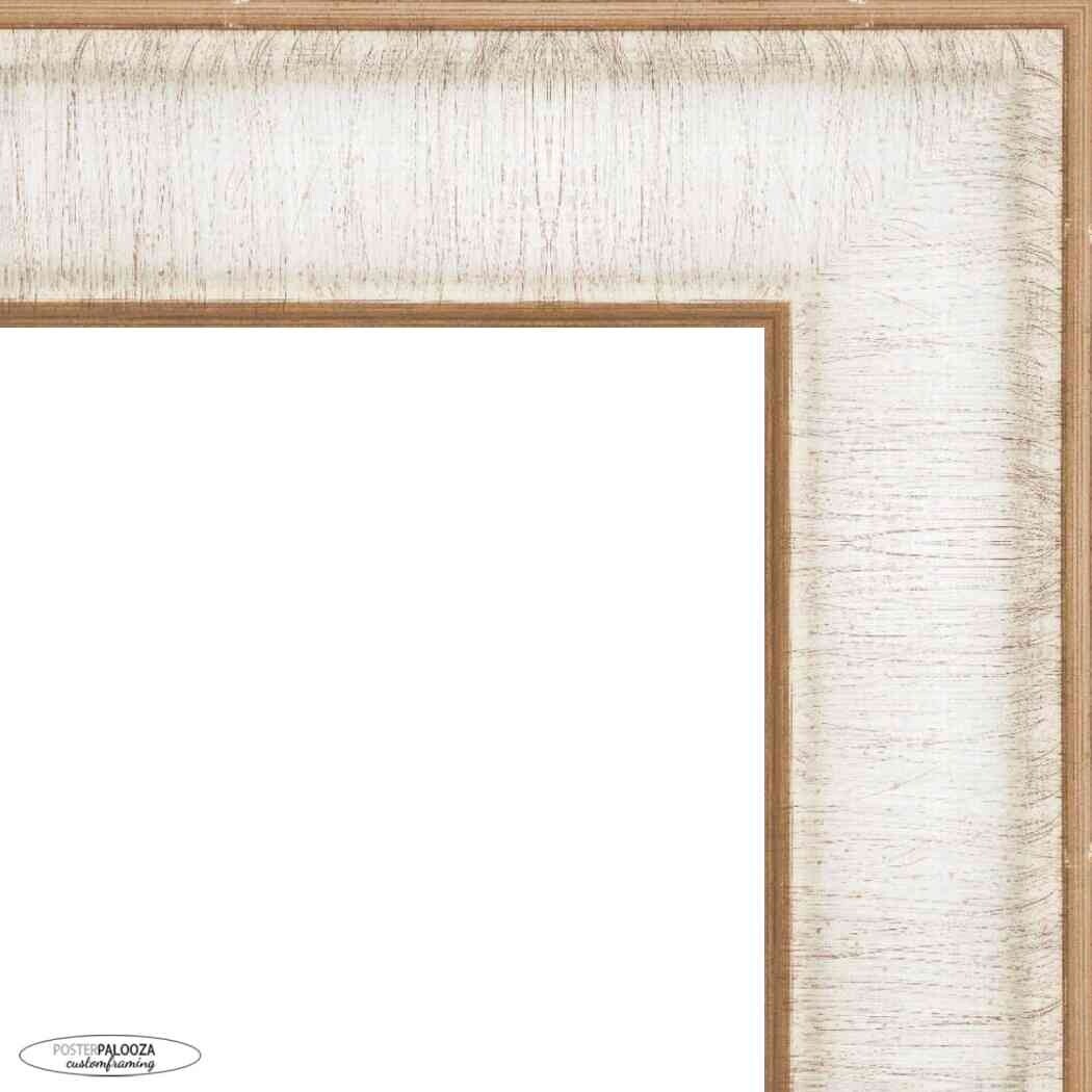 15x18 Contemporary Antique Silver Complete Wood Picture Frame with UV Acrylic, Backing, & Hardware
