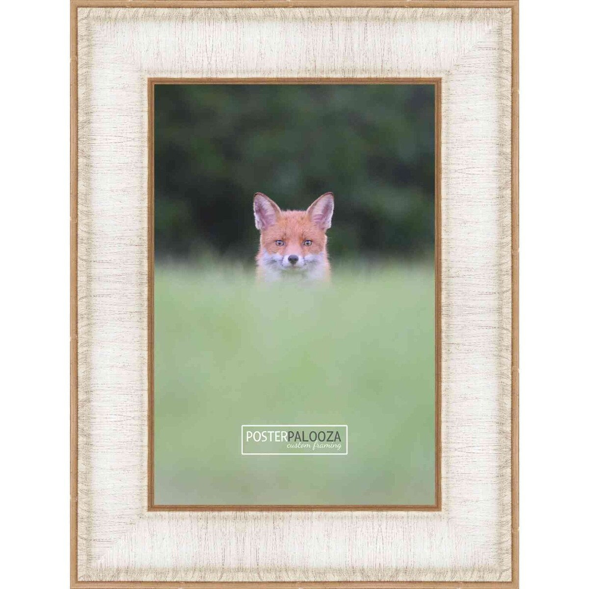 15x18 Contemporary Antique Silver Complete Wood Picture Frame with UV Acrylic, Backing, & Hardware