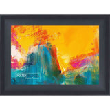15x19 Contemporary Black Complete Wood Picture Frame with UV Acrylic, Foam Board Backing, & Hardware