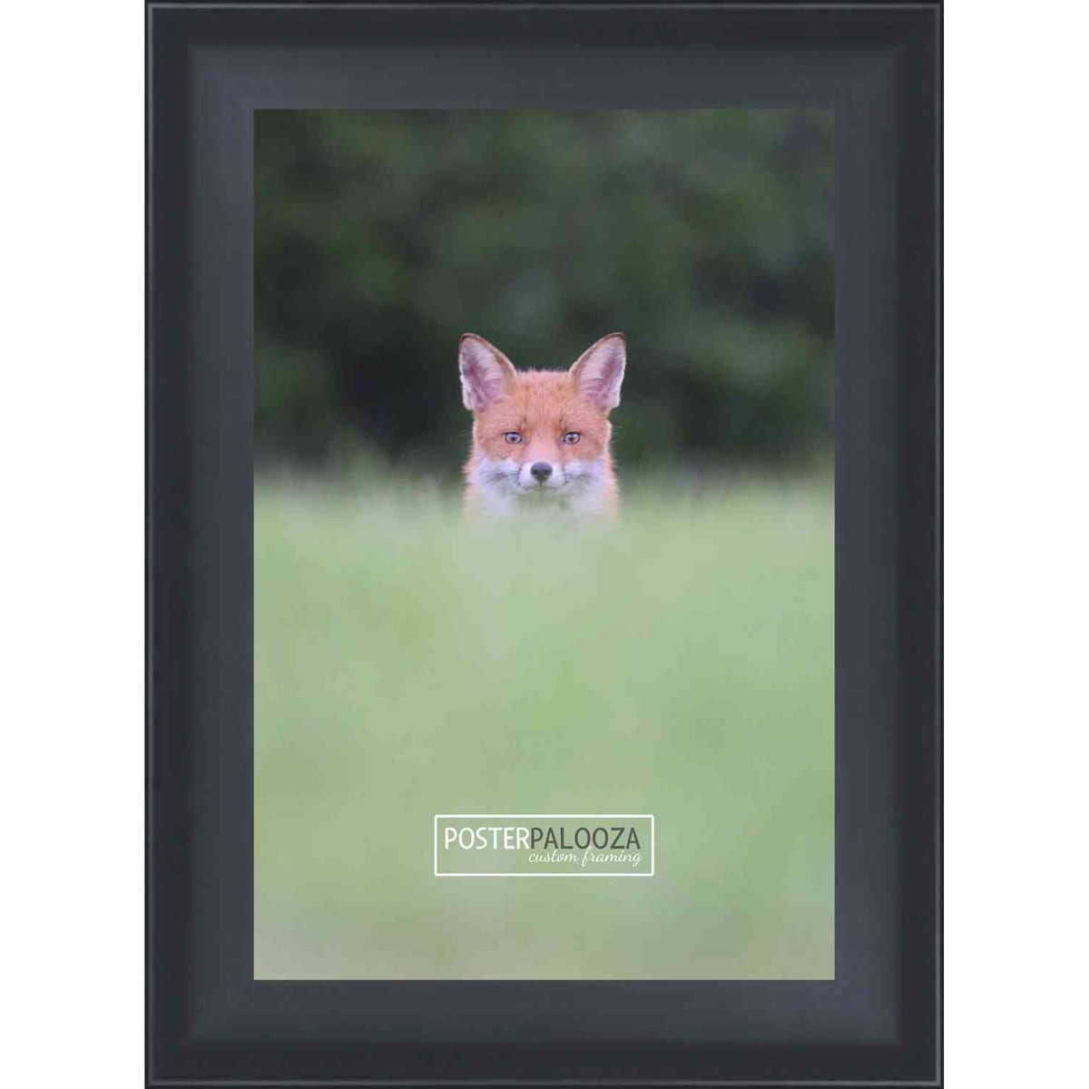 15x19 Contemporary Black Complete Wood Picture Frame with UV Acrylic, Foam Board Backing, & Hardware