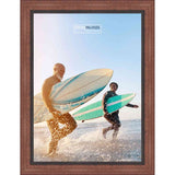 15x19 Traditional Mahogany Complete Wood Picture Frame with UV Acrylic, Foam Board Backing, & Hardware