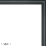 15x20 Contemporary Black Complete Wood Picture Frame with UV Acrylic, Foam Board Backing, & Hardware