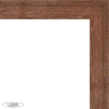 15x20 Frame Brown Barnwood Picture Frame with UV Acrylic Glass, Foam Board Backing & Hanging Hardware Included