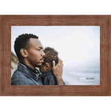 15x20 Frame Brown Barnwood Picture Frame with UV Acrylic Glass, Foam Board Backing & Hanging Hardware Included