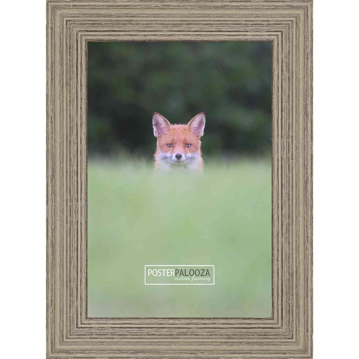 15x20 Rustic Wood Tone Complete Wood Picture Frame with UV Acrylic, Foam Board Backing, & Hardware