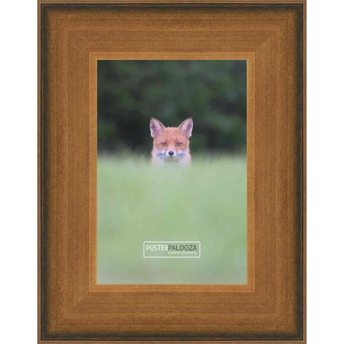 15x24 Contemporary Gold Complete Wood Picture Frame with UV Acrylic, Foam Board Backing, & Hardware