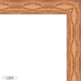 15x24 Contemporary Honey Pecan Complete Wood Picture Frame with UV Acrylic, Foam Board Backing, & Hardware