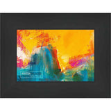 15x24 Traditional Black Complete Wood Picture Frame with UV Acrylic, Foam Board Backing, & Hardware