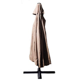 Clihome 16-Feet Outdoor UV-Protection Aluminum Patio Umbrella