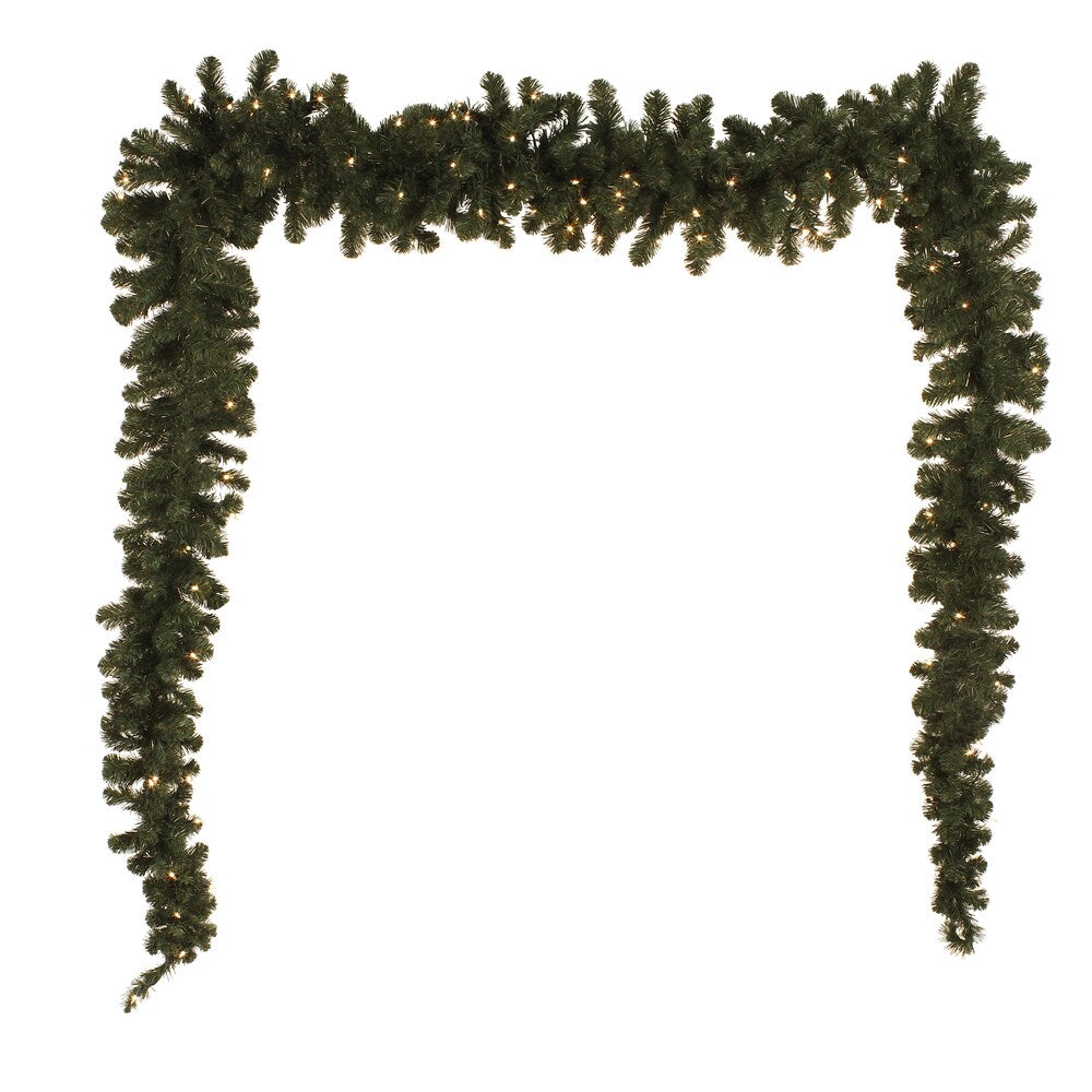 16 Ft Pre-lit Tahoe Mantel Garland