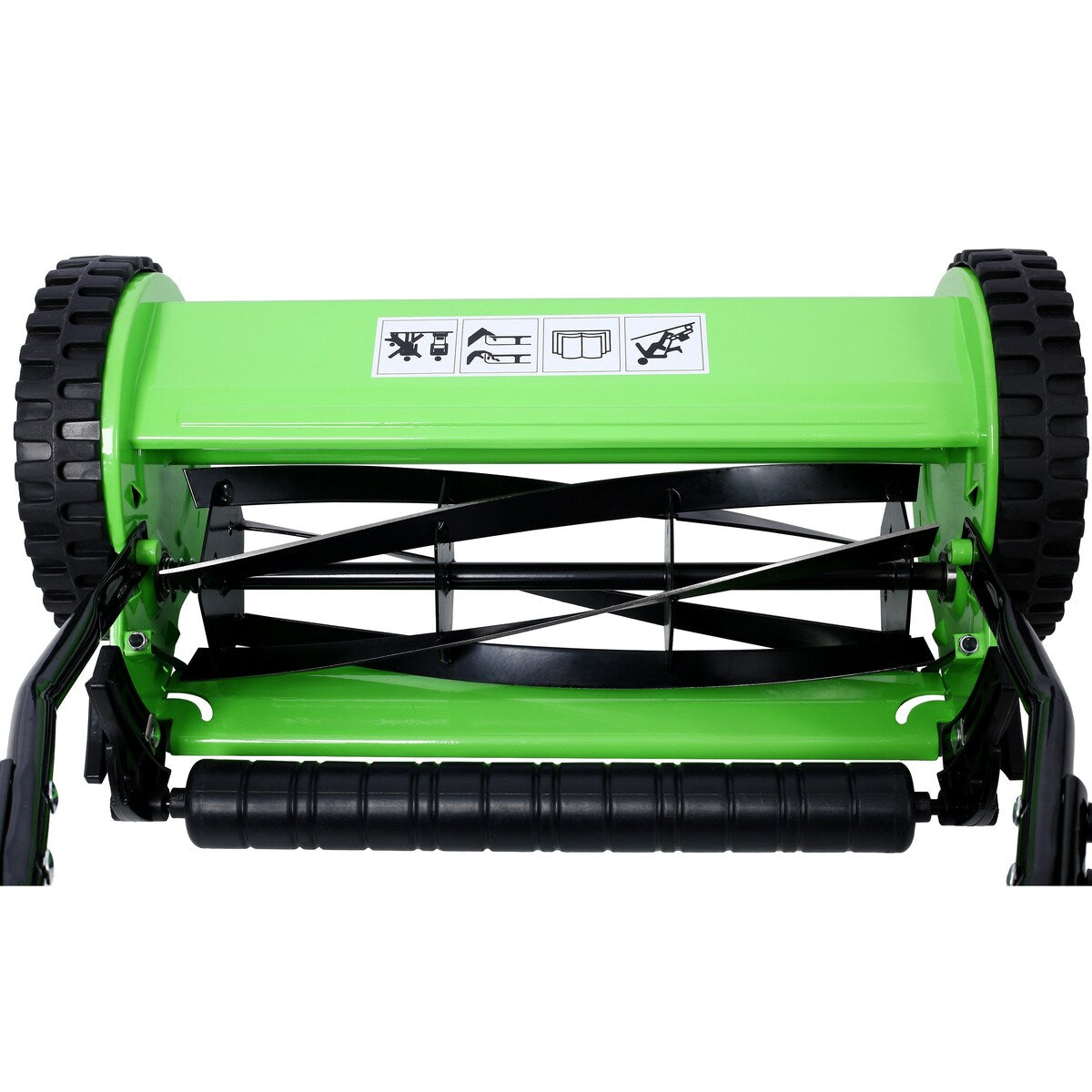 16-Inch 5-Blade Push Reel Lawn Mower with Grass Catcher
