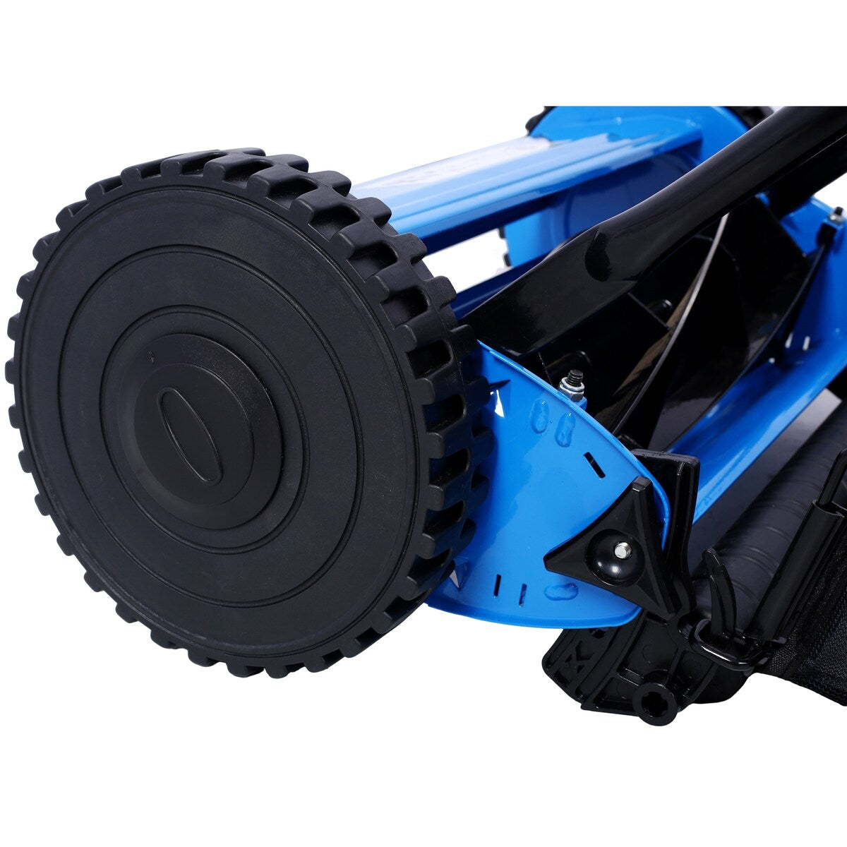 16-Inch 5-Blade Push Reel Lawn Mower with Grass Catcher