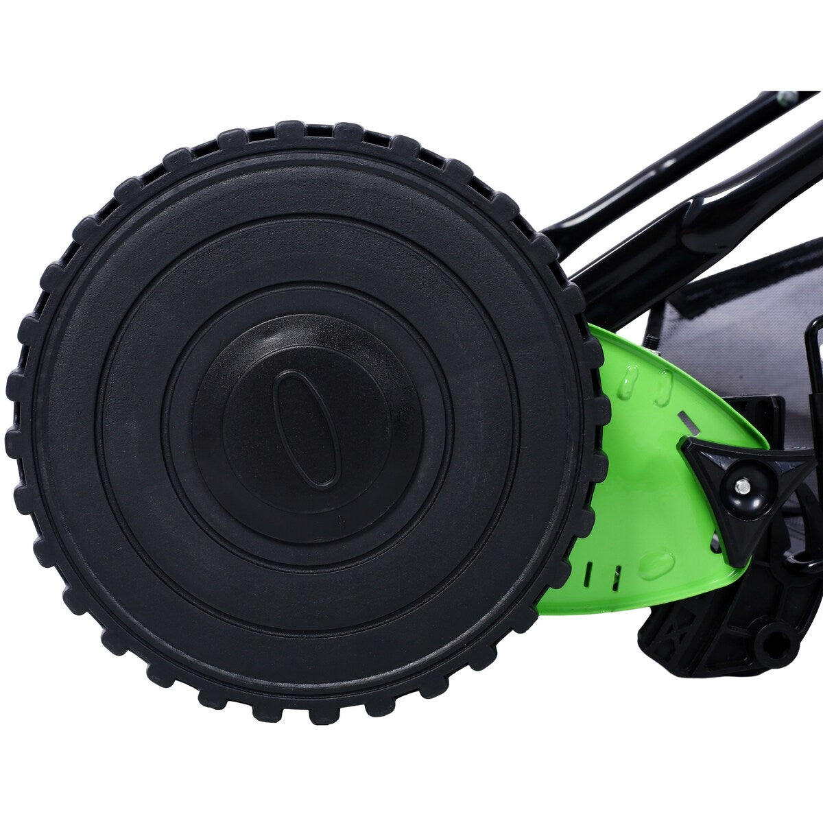 16-Inch 5-Blade Push Reel Lawn Mower with Grass Catcher