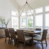 16-Light Farmhouse 47.24In Wagon Wheel Chandelier, Industrial Chandelier for Living Room Kitchen Island Dining Foyer