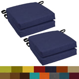 16-inch Indoor/Outdoor Solid Chair Cushions (Set of 4) - 16 x 16