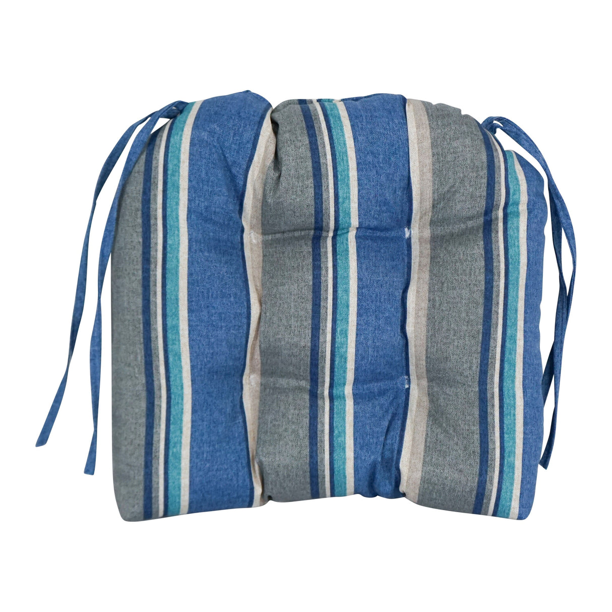 16-inch Rounded Back Tufted Indoor/ Outdoor Chair Cushions (Set of 6)