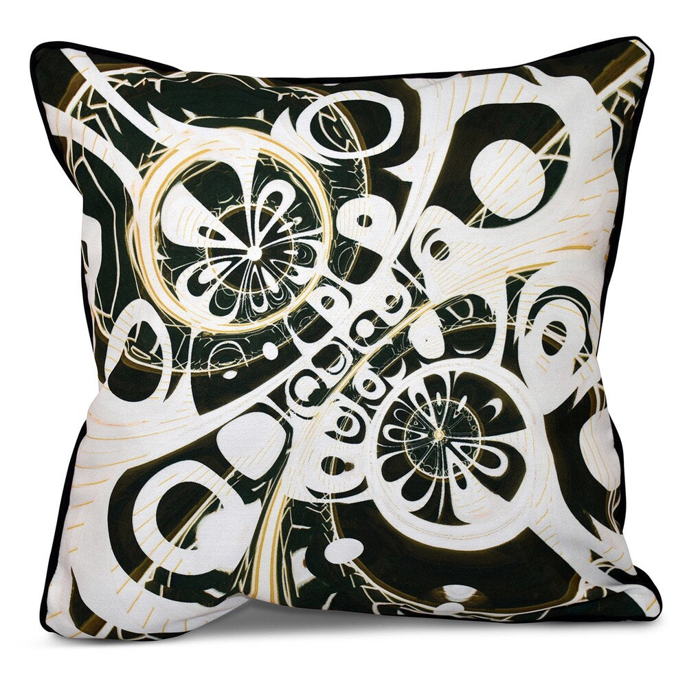 Oppositional Blend Inside Out Designs Print 16 x 16-inch Pillow