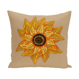 16 x 16-inch el girasol feliz Floral Print Outdoor Pillow
