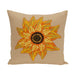 16 x 16-inch el girasol feliz Floral Print Outdoor Pillow