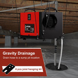 160 Pint Commercial Dehumidifier with Drain Hose and 24 H Timer