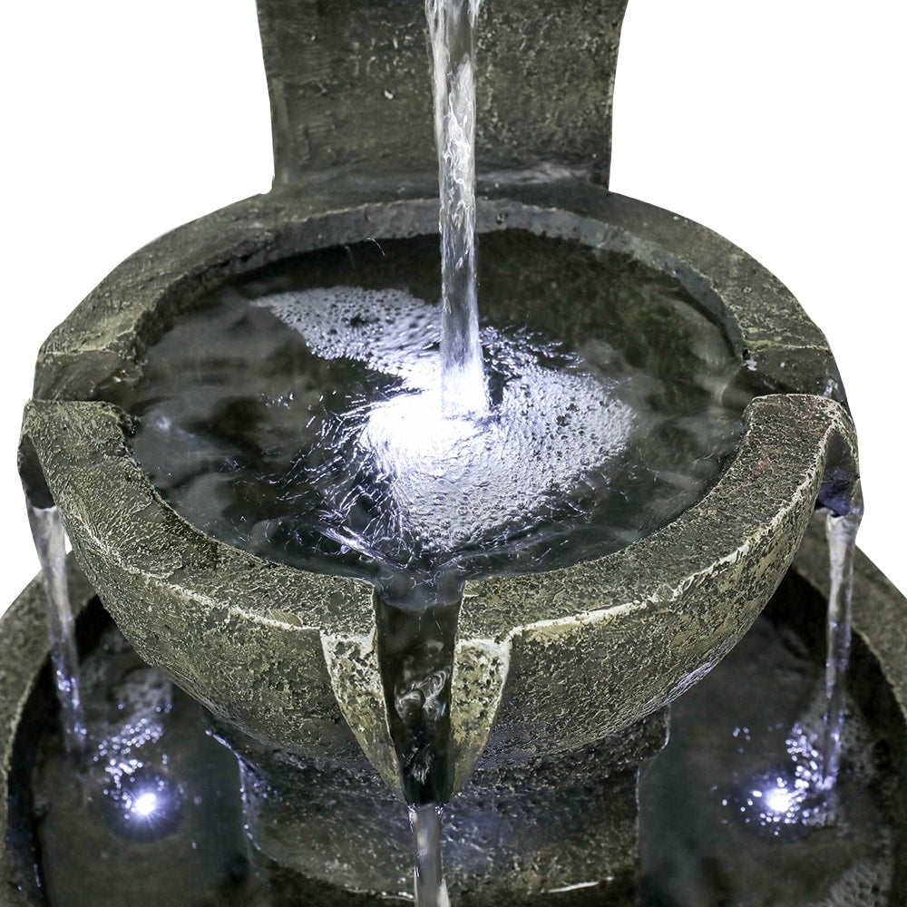 16'' H Modern Indoor-Outdoor Water Fountain for Garden Patio Yard