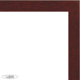 16x10 Traditional Mahogany Complete Wood Picture Frame with UV Acrylic, Foam Board Backing, & Hardware