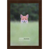 16x14 Traditional Mahogany Wood Picture Frame - UV Acrylic, Foam Board Backing, & Hanging Hardware Included!