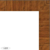 16x16 Contemporary Honey Pecan Complete Wood Square Picture Frame with UV Acrylic, Foam Board Backing, & Hardware