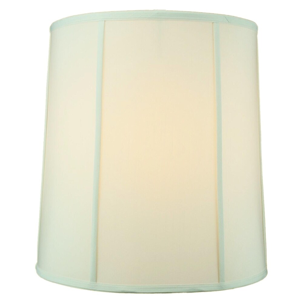 16x18x19 Egg Shell Shantung Drum Extra Large Drum Lampshade