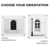 16x20 Floating Acrylic Frame Black Standoff Wall Mount Hardware - 16x20 Clear Acrylic Frameless Frame - Full Size 20x24 In