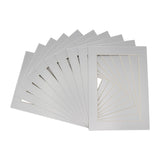 16x20 Mat for 11x17 Photo - Metallic Silver Matboard for Frames Measuring 16 x 20 In- To Display Art Measuring 11 x 17 Inches