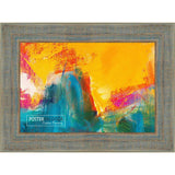 16x22 Distressed/Aged Complete Wood Picture Frame with UV Acrylic, Foam Board Backing, & Hardware
