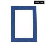 16x22 Mat Bevel Cut for 12x19 Photos - Acid Free Bottle Blue Precut Matboard - For Pictures, Photos, Framing