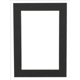 16x22 Mat Bevel Cut for 12x20 Photos - Acid Free Textured Black Precut Matboard - For Pictures, Photos, Framing