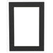 16x22 Mat Bevel Cut for 12x20 Photos - Acid Free Textured Black Precut Matboard - For Pictures, Photos, Framing