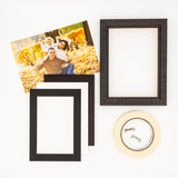 16x22 Mat Bevel Cut for 12x20 Photos - Acid Free Textured Black Precut Matboard - For Pictures, Photos, Framing