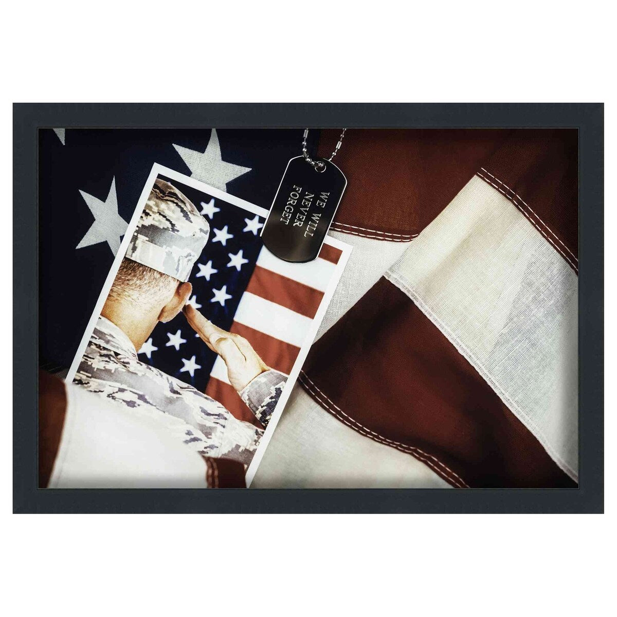 16x36 Black | 1" Depth of Usuable Space| Vertical or Horizontal Display | Interior Size 16x36 or 36x16 In