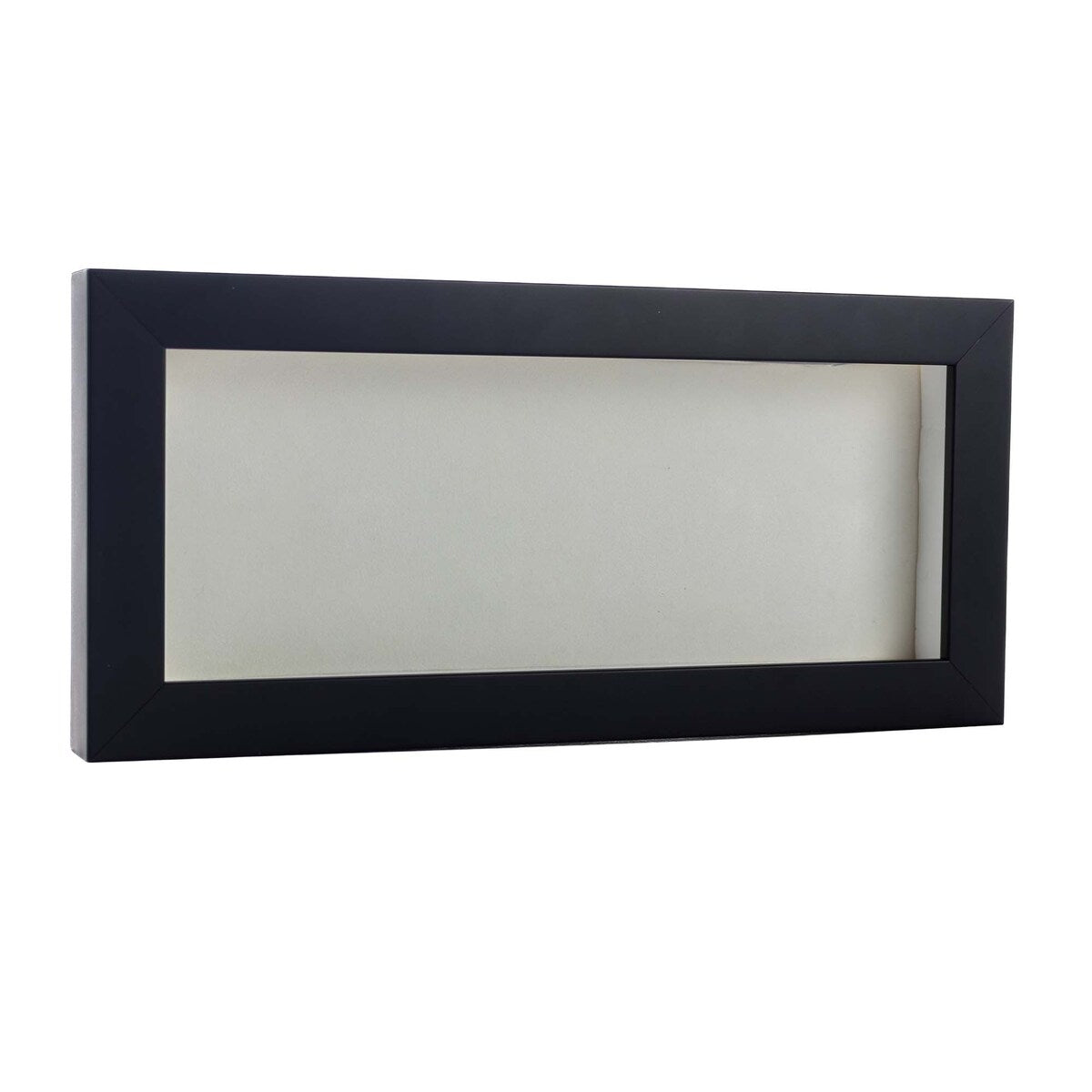 16x36 Black | 1" Depth of Usuable Space| Vertical or Horizontal Display | Interior Size 16x36 or 36x16 In