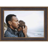 16x36 Traditional Antique Gold Complete Wood Panoramic Frame with UV Acrylic, Backing, & Hardware