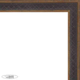 16x36 Traditional Antique Gold Complete Wood Panoramic Frame with UV Acrylic, Backing, & Hardware