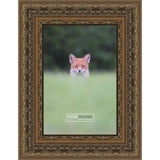 16x8 Ornate Antique Gold Complete Wood Picture Frame with UV Acrylic, Foam Board Backing, & Hardware