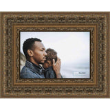 16x8 Ornate Antique Gold Complete Wood Picture Frame with UV Acrylic, Foam Board Backing, & Hardware