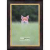 16x8 Traditional Mahogany Complete Wood Picture Frame with UV Acrylic, Foam Board Backing, & Hardware