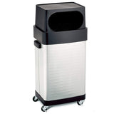 Seville Classics 17-Gallon UltraHD Commercial Heavy-Duty Stainless Steel Trashcan