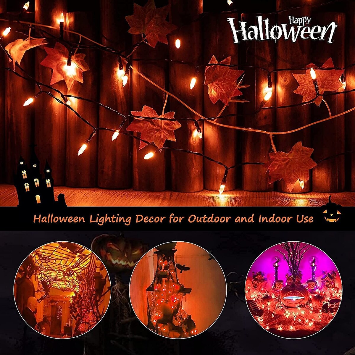 17.8 Feet 50 LED Battery Operated Mini Fairy Lights - Yellow