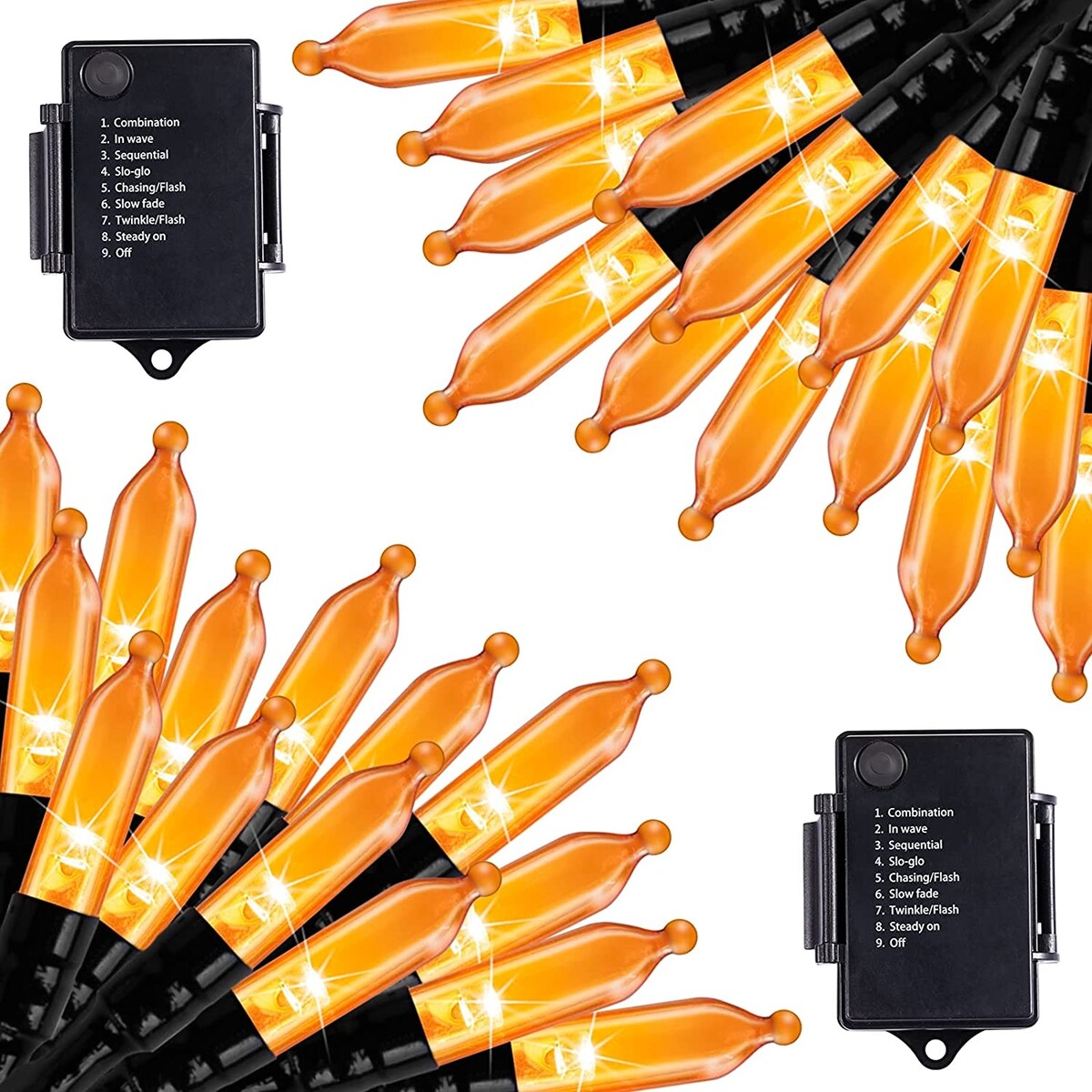 17.8 Feet 50 LED Battery Operated Mini Fairy Lights - Yellow