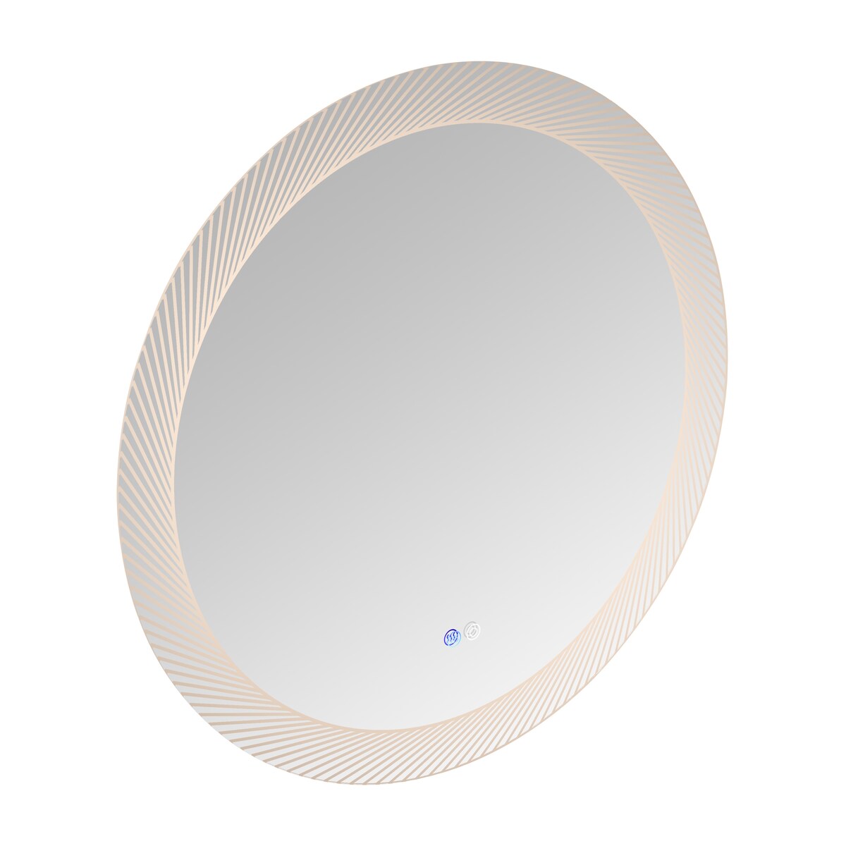 1767GLM 30 Inch Round Dimmable LED Wall Mounted Mirror