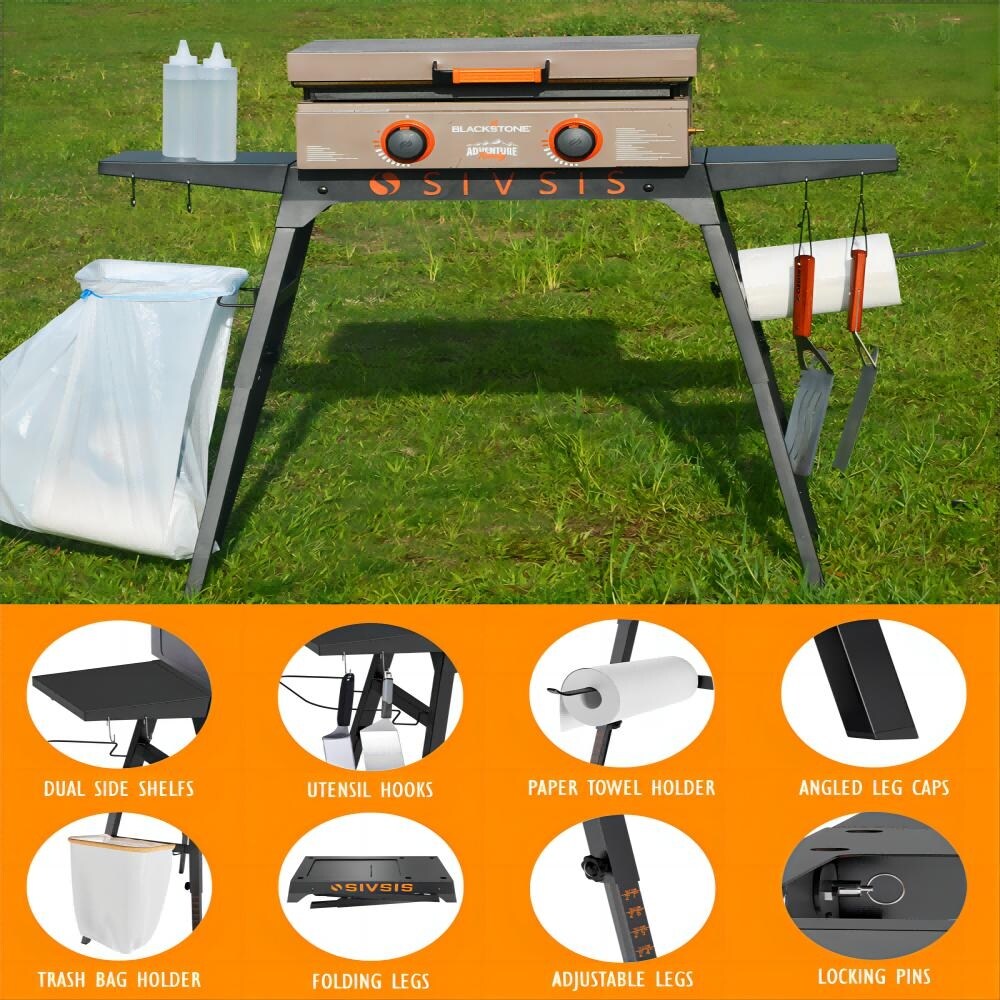 17" / 22" Griddle Stand for Blackstone Tabletop Griddles