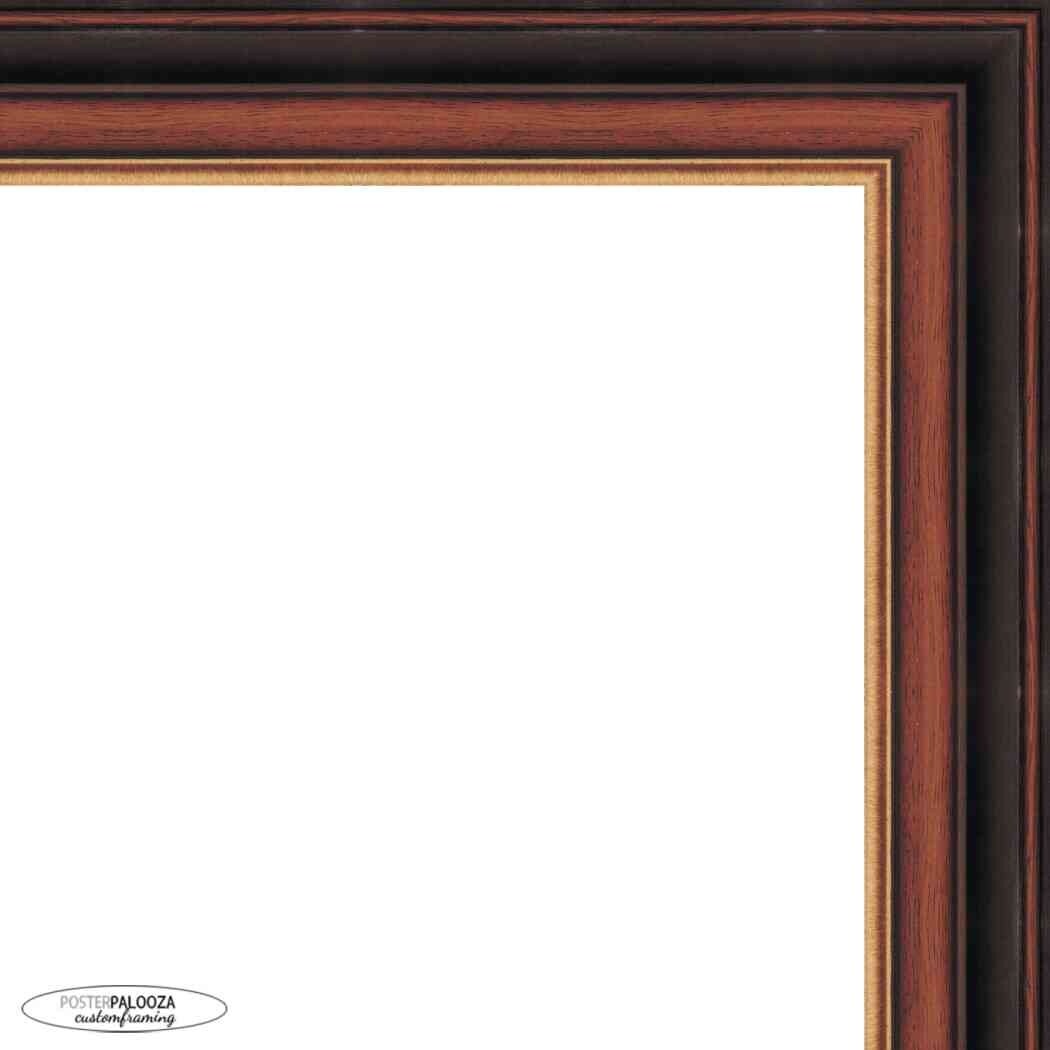 17x11.5 Traditional Cherry Complete Wood Picture Frame with UV Acrylic, Foam Board Backing, & Hardware