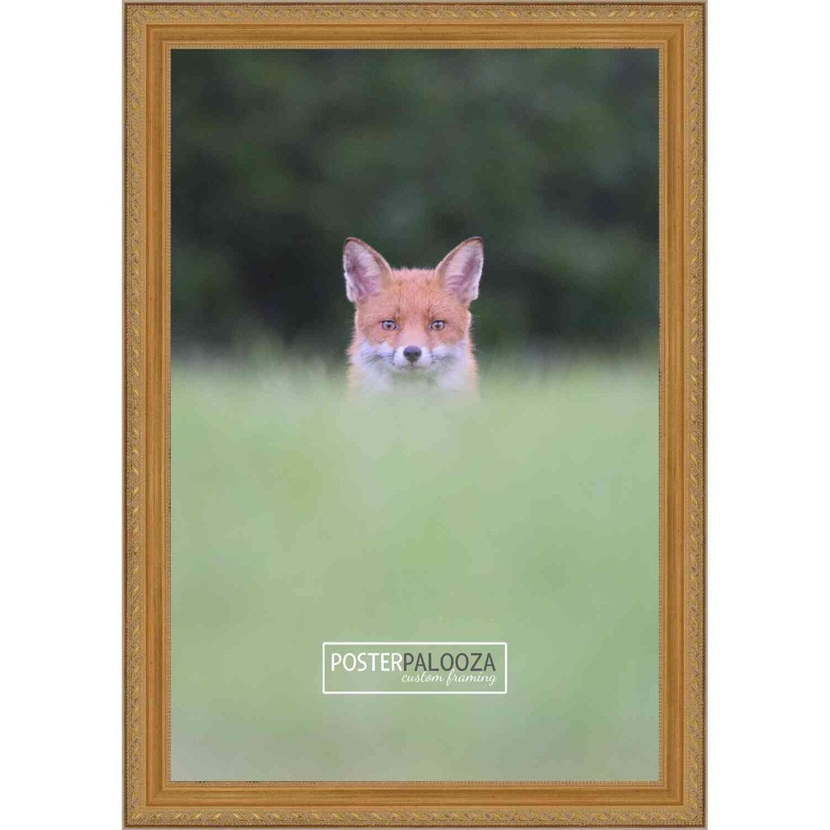 17x13 Traditional Antique Gold Complete Wood Picture Frame with UV Acrylic, Foam Board Backing, & Hardware